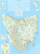 Visitors Map Tasmania (flat)
