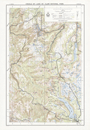 Cradle Mtn Lake St Clair National Park 1961 - Historical Map