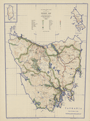 Tourist Map of Tasmania 1945 - Historical Map