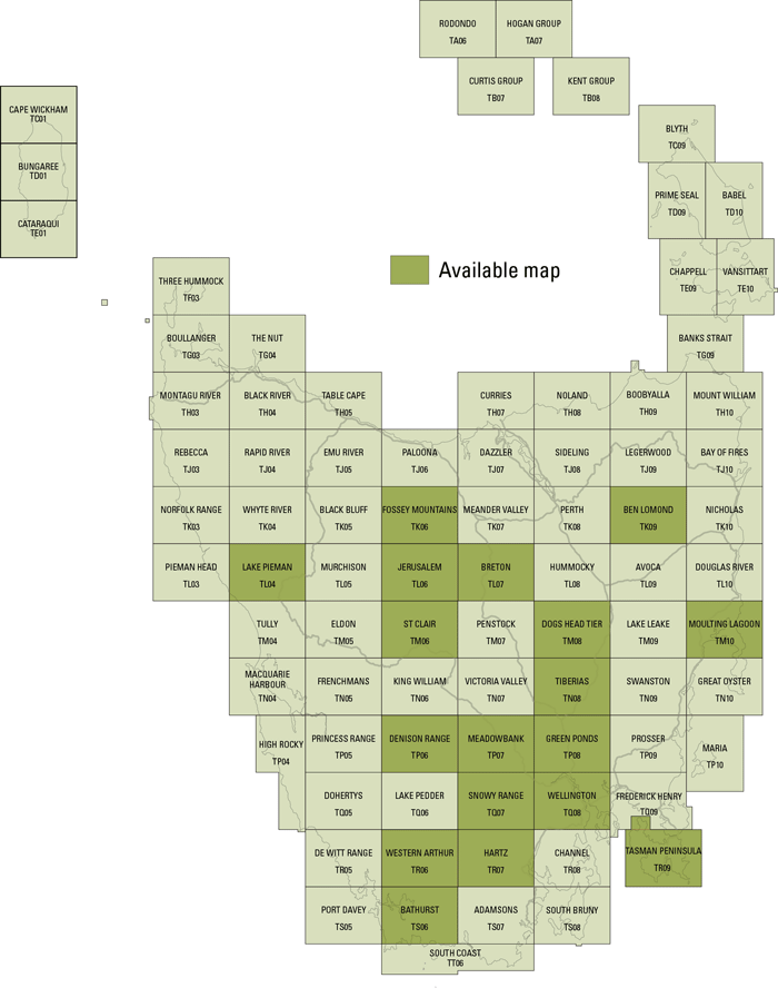 Tasmania 150,000 Topo Maps Maps Books Travel Guides Buy Online